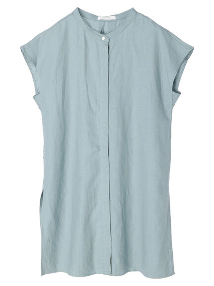 Hiyoku Linen Short Sleeve Tunic