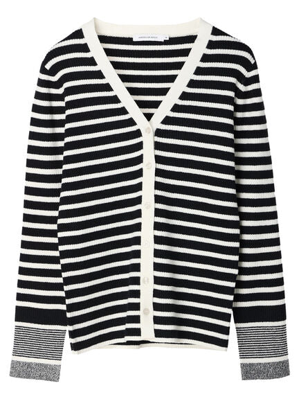 Quita Border Knit Cardigan