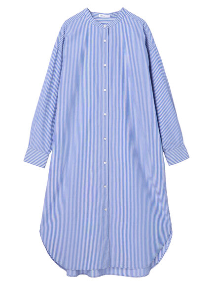 Sugi Band Collar Shirt Dress