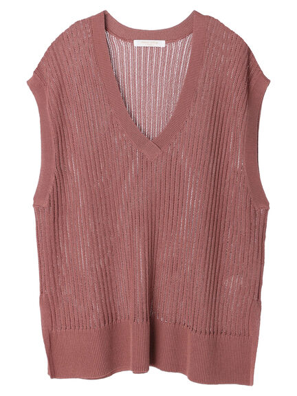 Canon Pattern Knit Vest