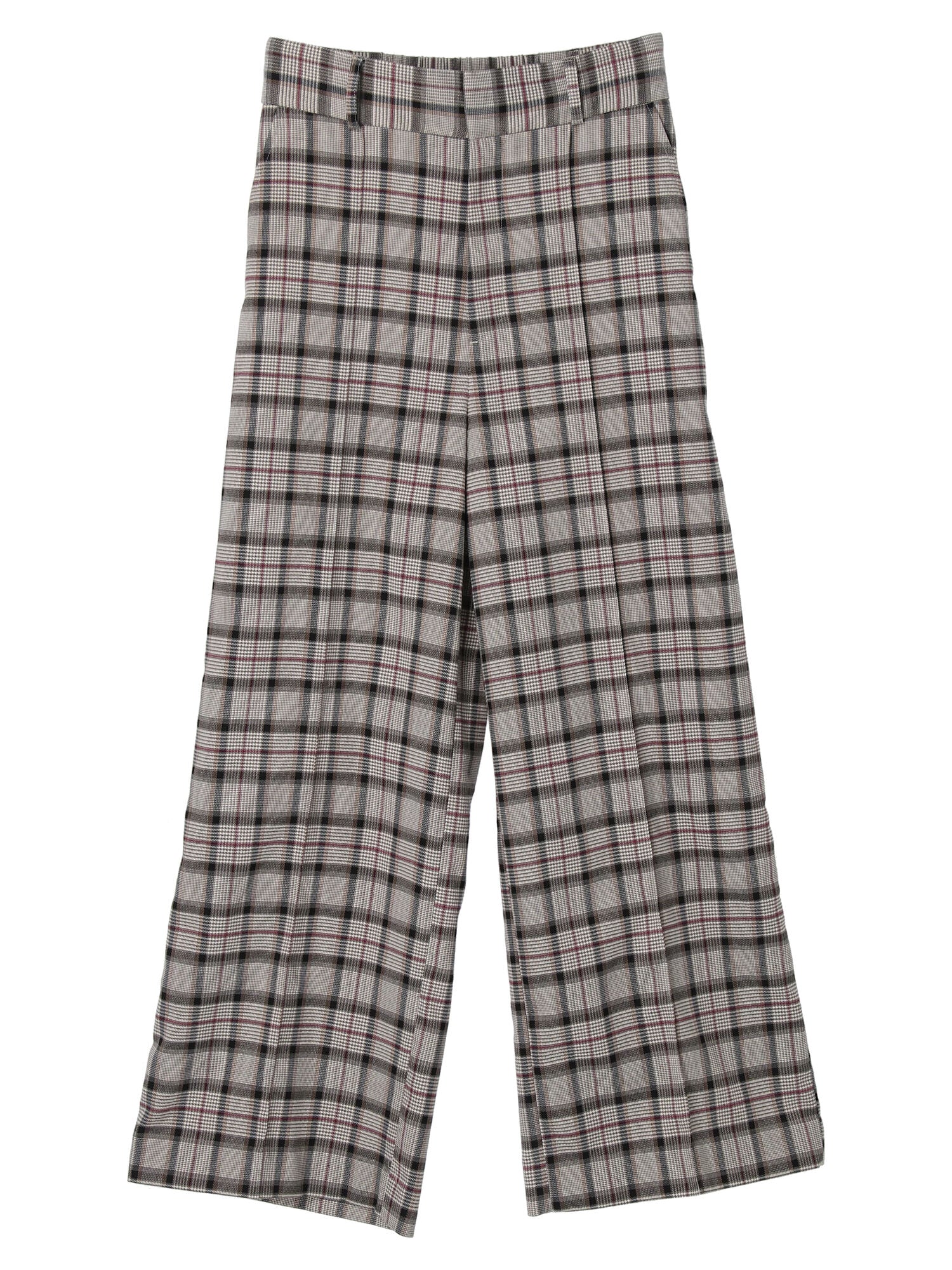 Keito Plaid Wide Pants