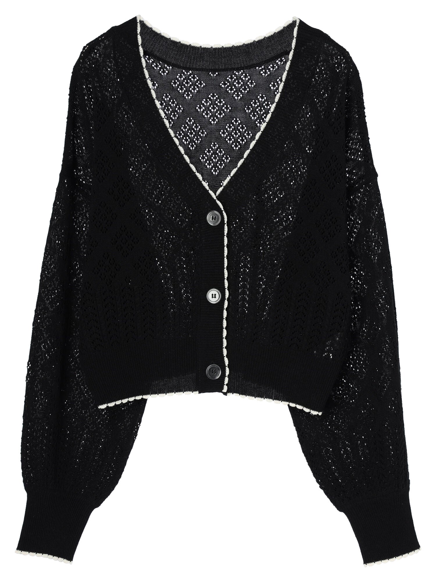 Cameron Openwork Cardigan