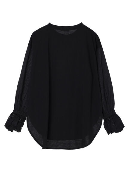 Shina Sleeve Lace Pullover