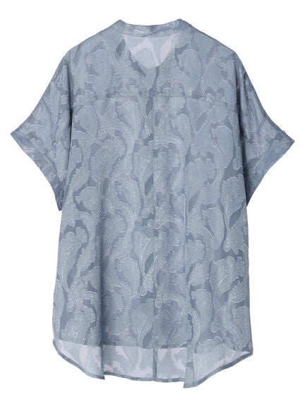 Delaco Sheer Jacquard Shirt