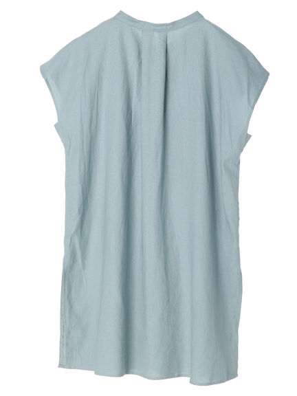 Hiyoku Linen Short Sleeve Tunic