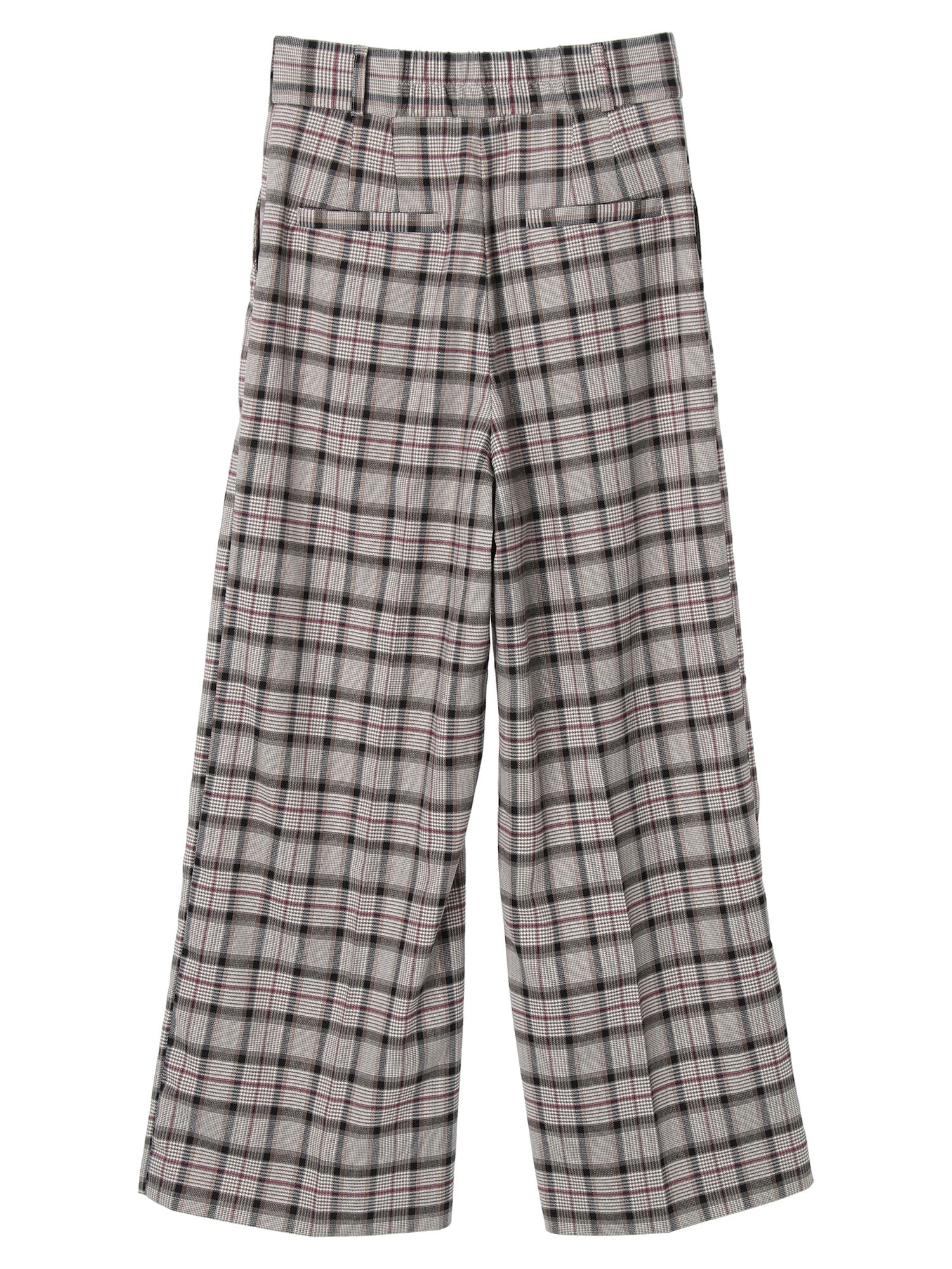 Keito Plaid Wide Pants