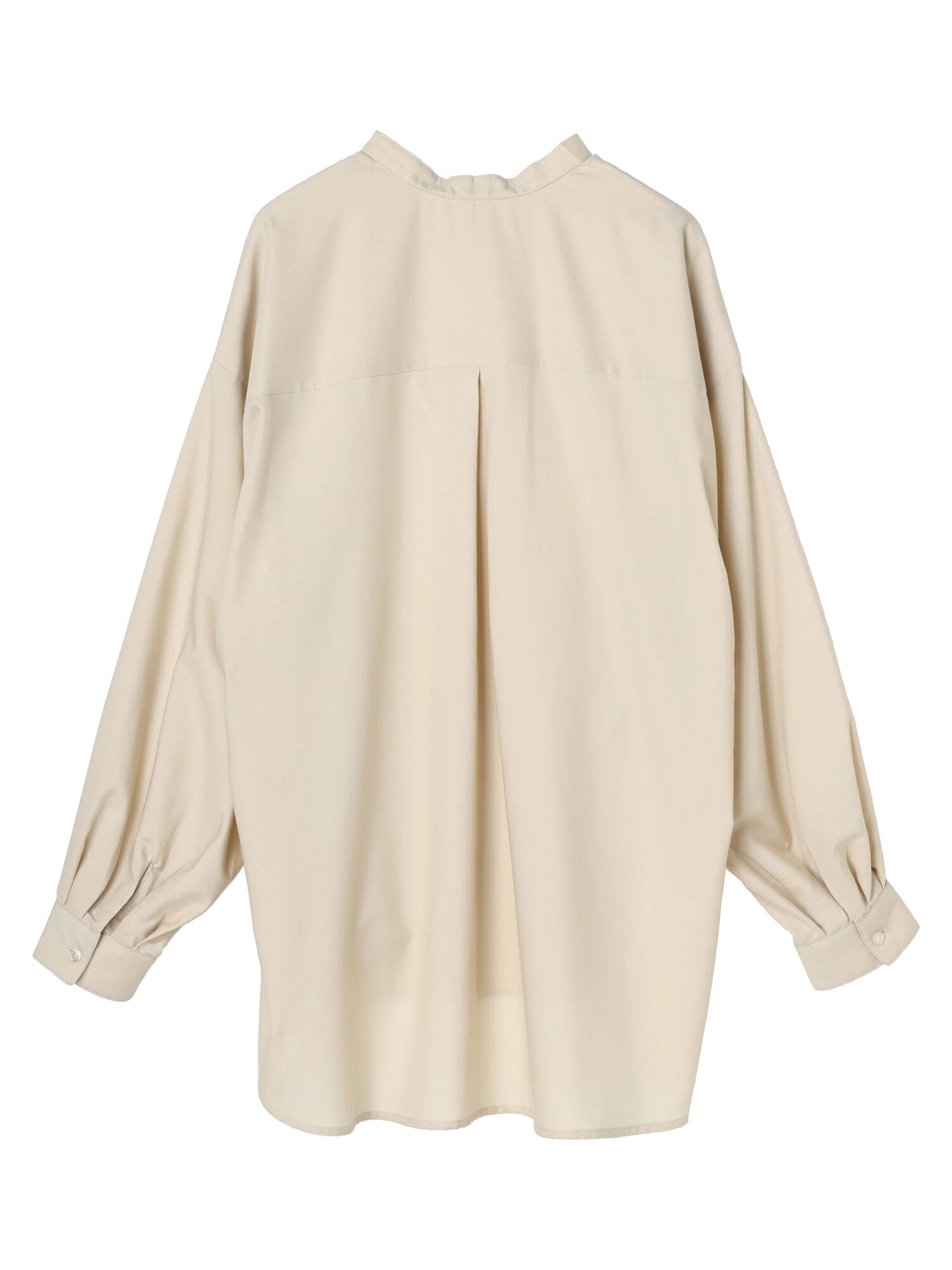 Taya Stand Collar Back Tuck Shirt