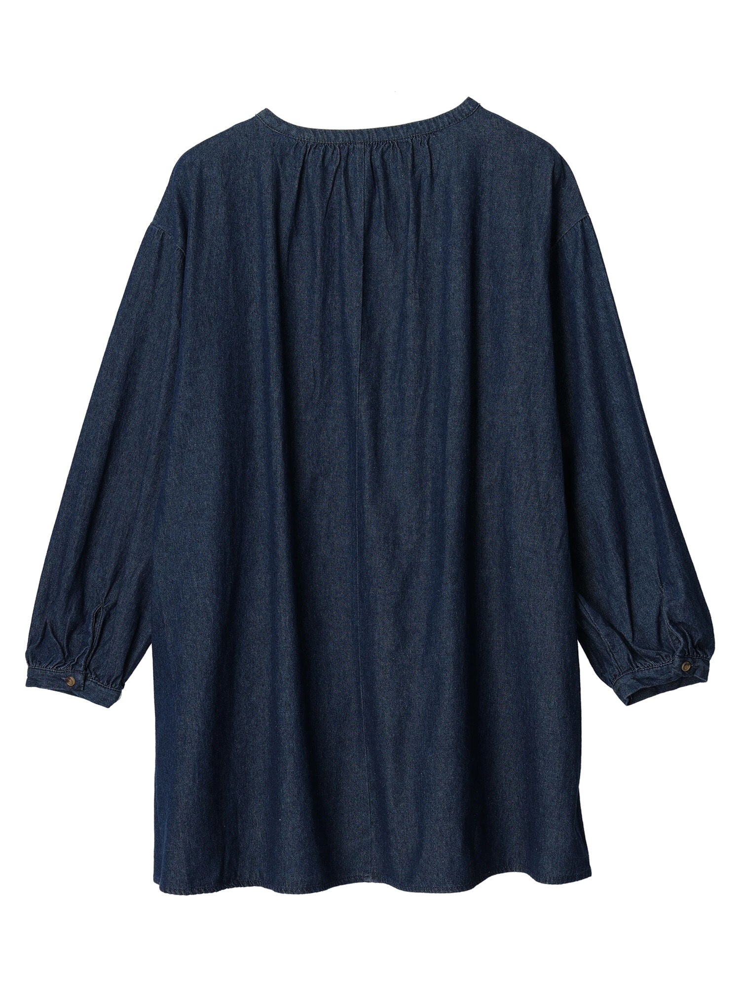 Hena Denim Switching Tunic