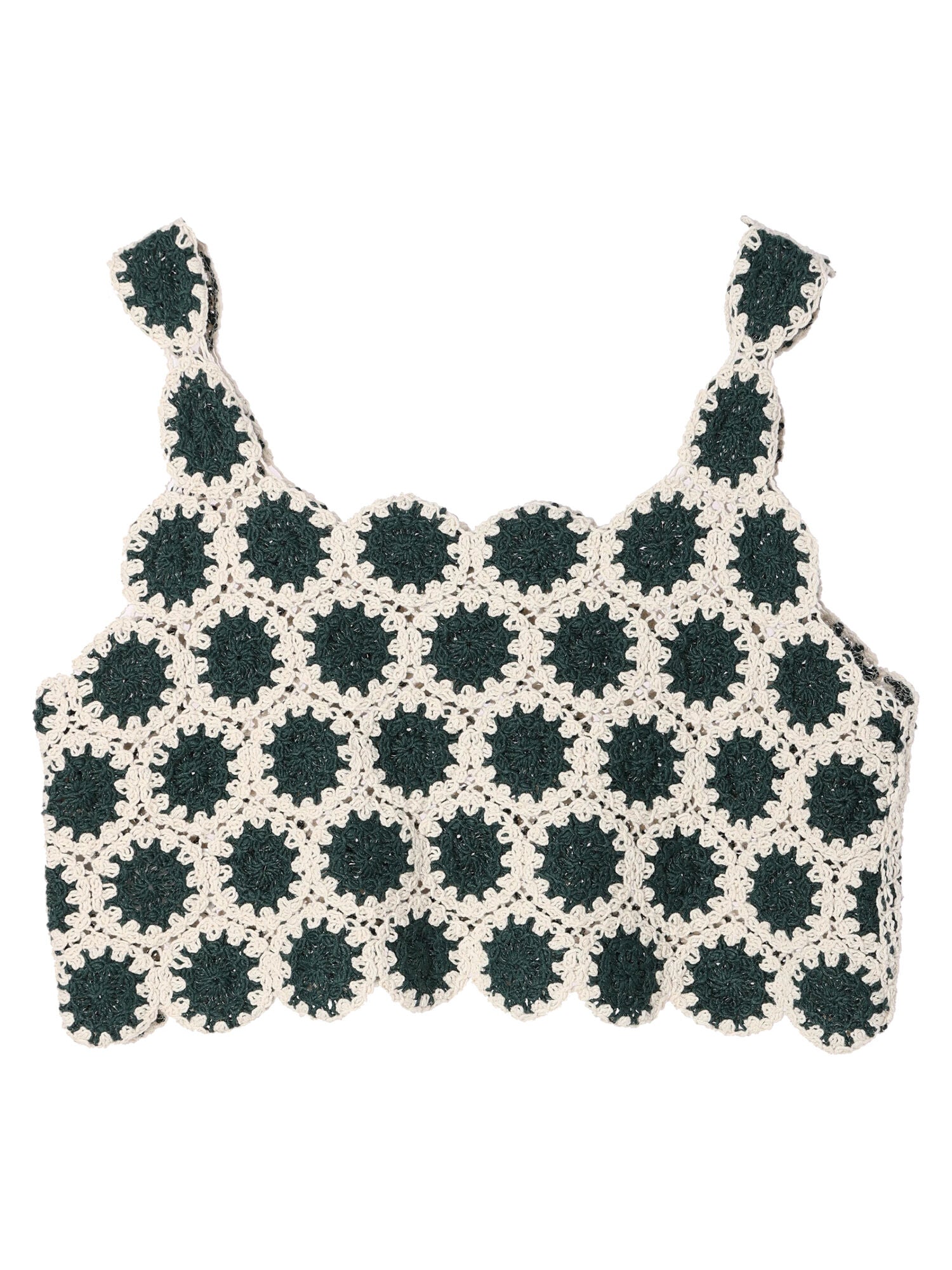 Cleva Circle Crochet Bustier