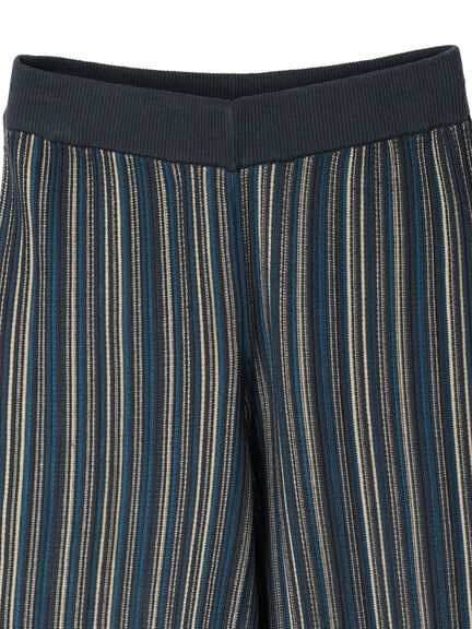 Sakawa Jacquard Knit Stripe Pants