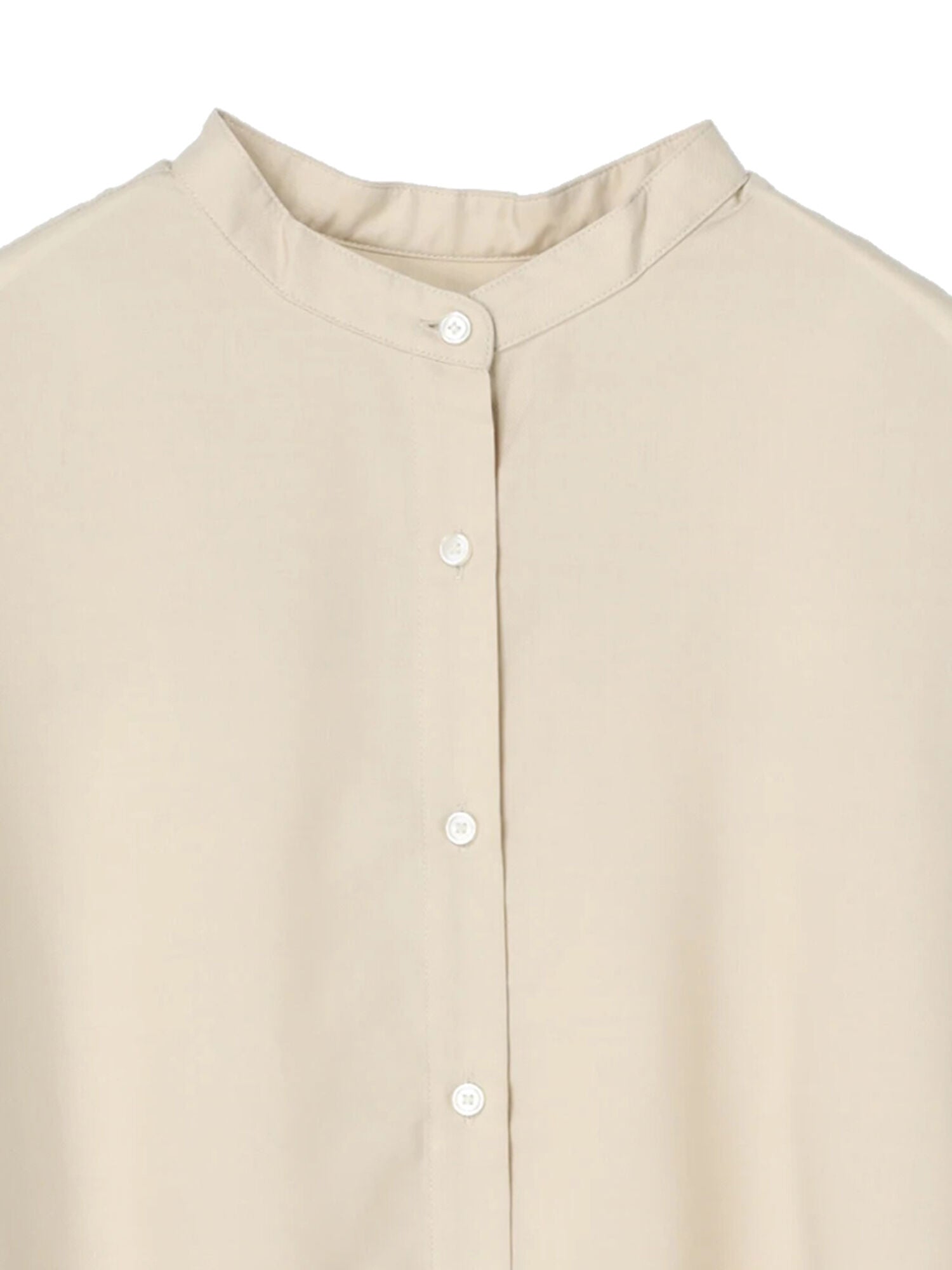 Taya Stand Collar Back Tuck Shirt