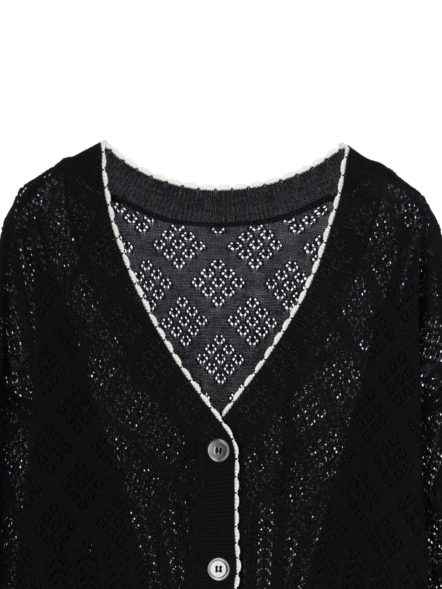 Cameron Openwork Cardigan