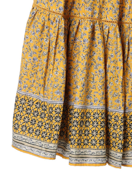 Rok Motif Bunga Kadima Tiered Flower Skirt