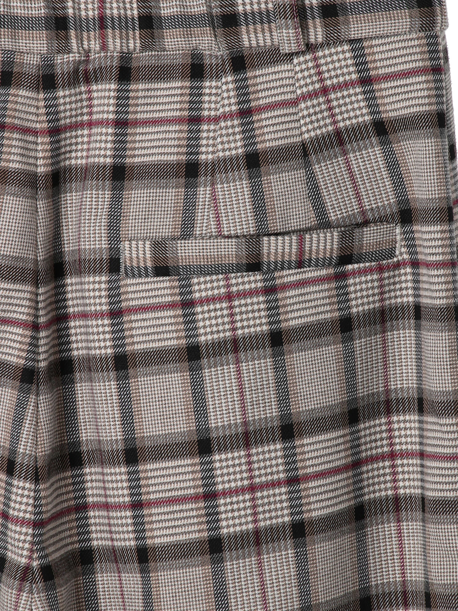 Keito Plaid Wide Pants