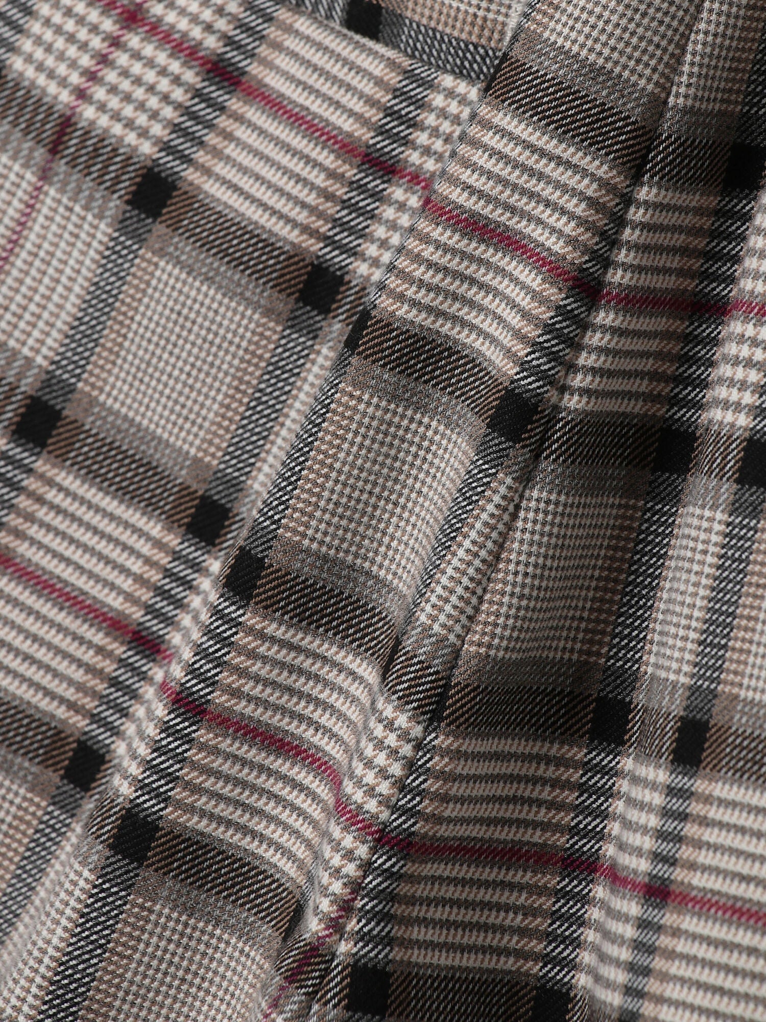 Keito Plaid Wide Pants