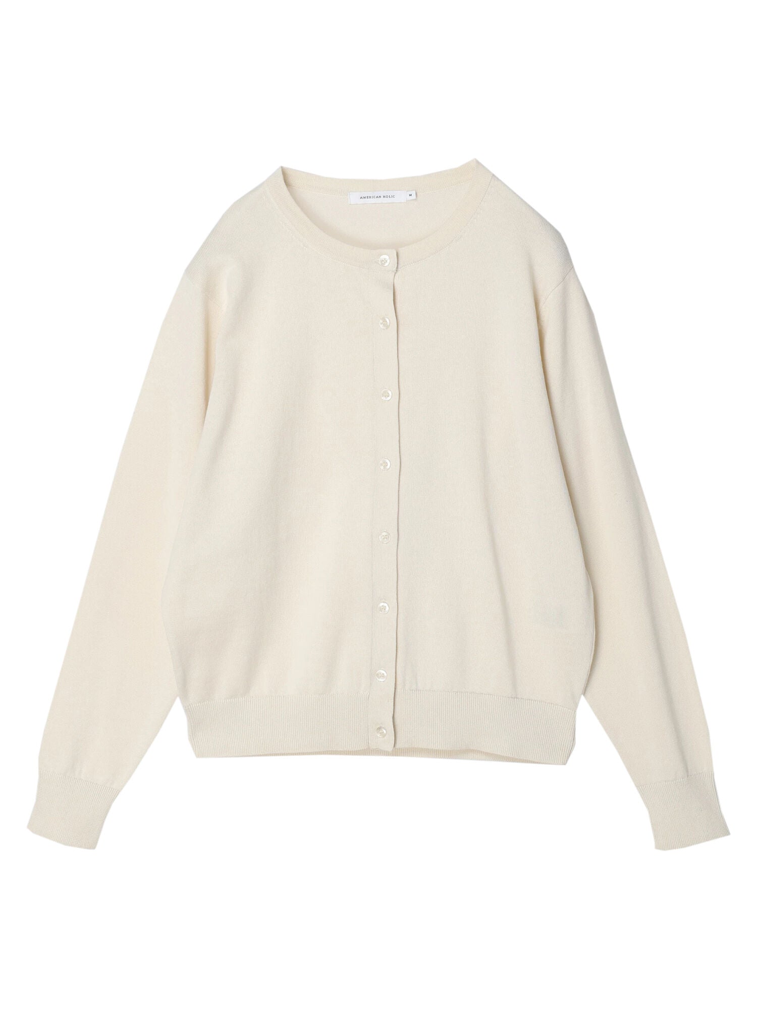 Tevy Crew Neck Knit Cardigan