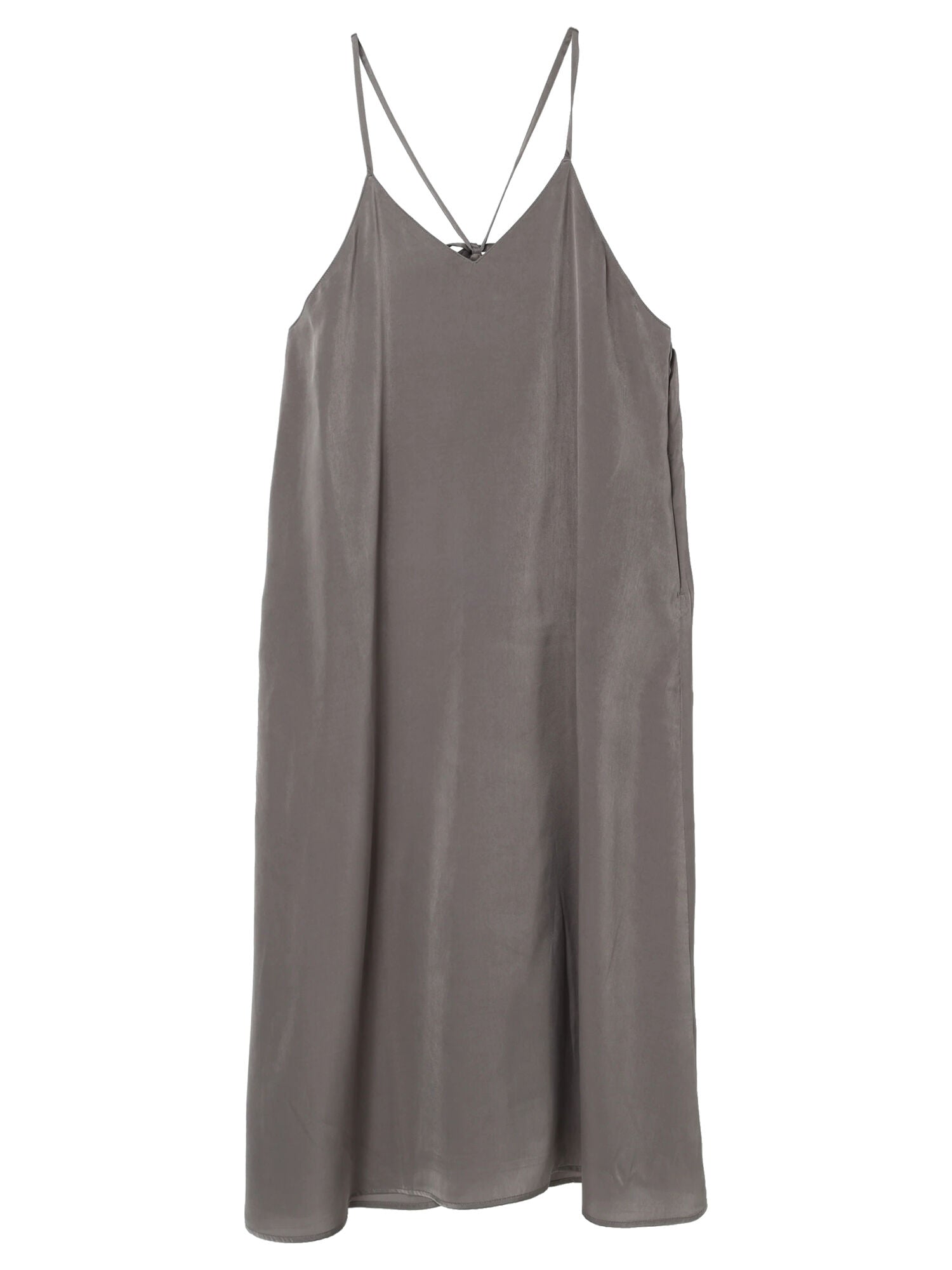 Omy V-Neck Satin Camisole Dress