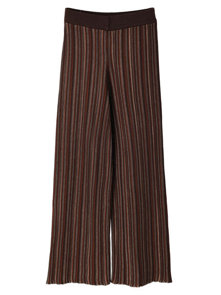Sakawa Jacquard Knit Stripe Pants