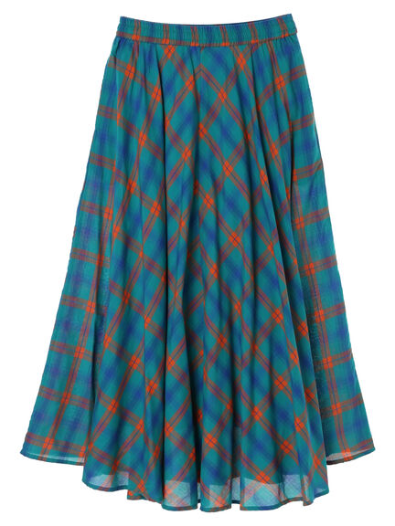 Rok Flare Tarta Check Flare Skirt