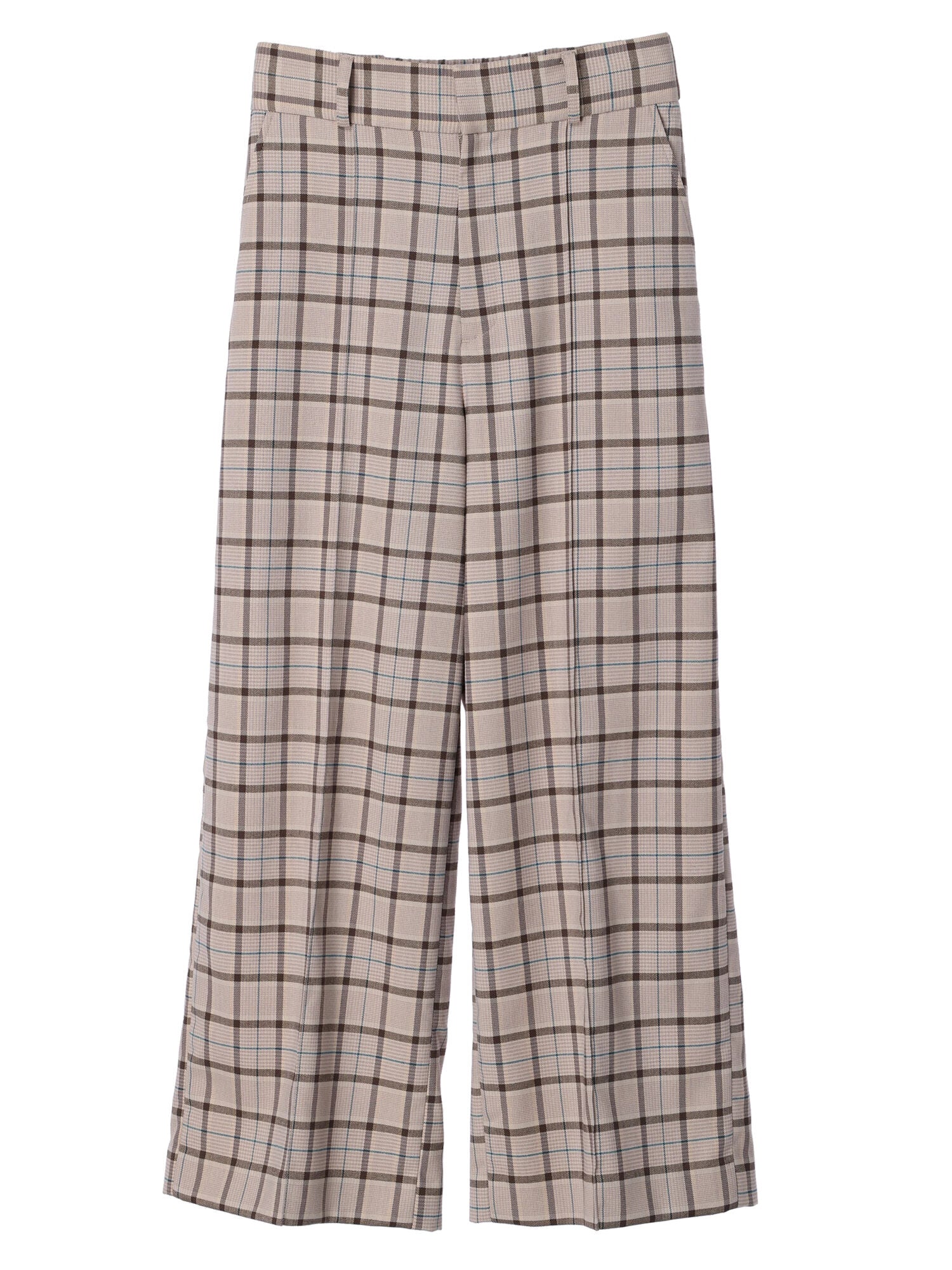 Keito Plaid Wide Pants