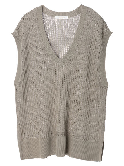 Canon Pattern Knit Vest