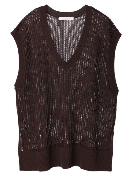 Canon Pattern Knit Vest