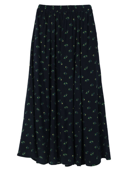 Hibiki Gathered Flare Skirt