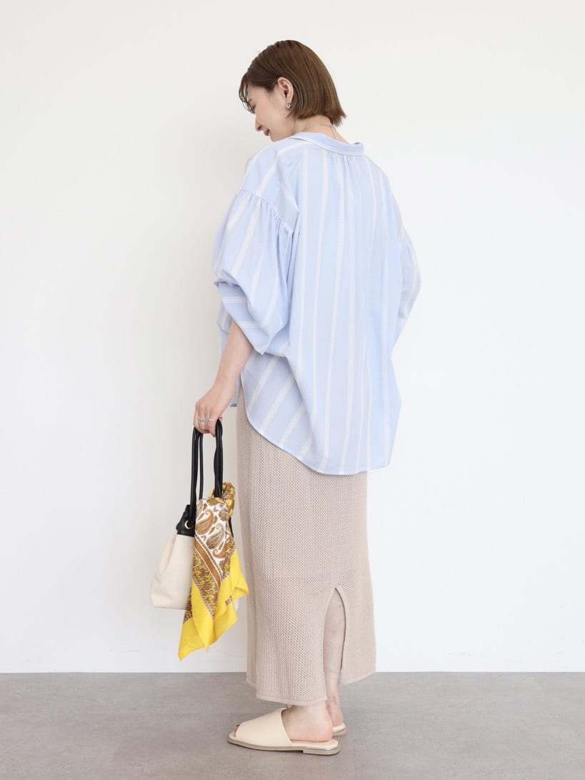 Teni Skipper Gathered Shirt