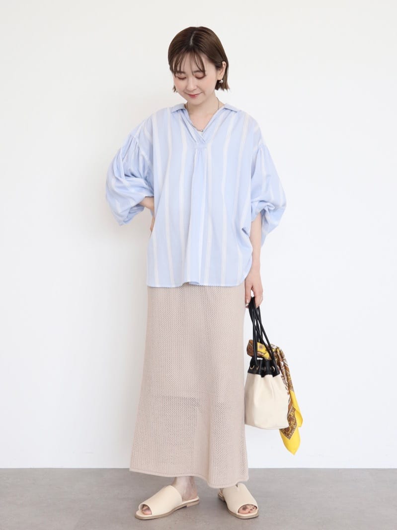 Teni Skipper Gathered Shirt