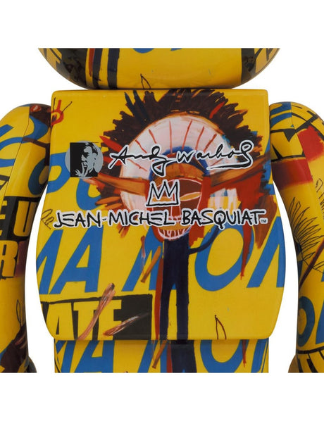 BE@RBRICK Andy Warhol × Jean-michel Basquiat #3 1000%