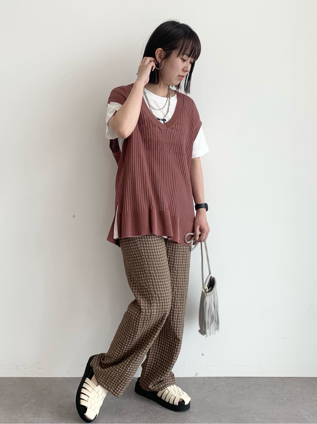 Canon Pattern Knit Vest