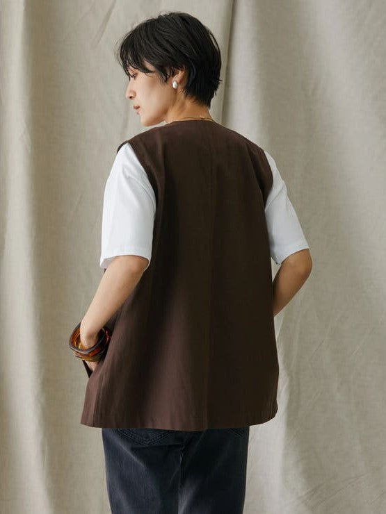 Gill Linen Blend Vest