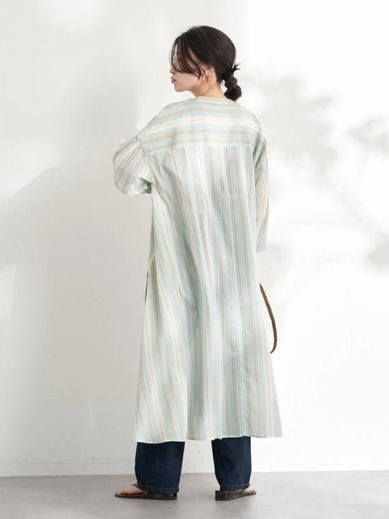 Remge Stripe Shirt Dress