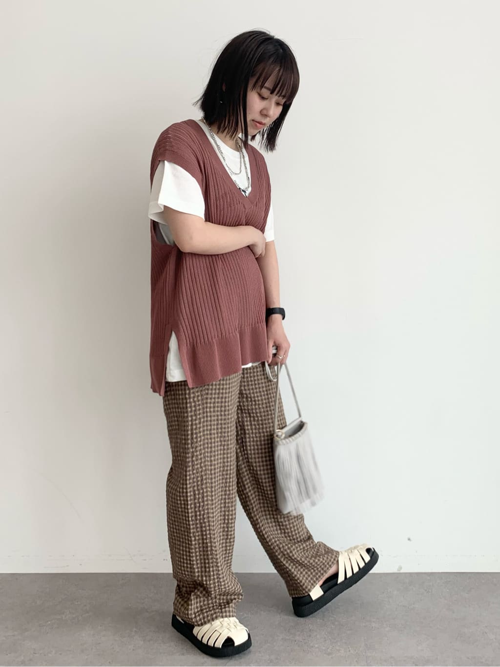 Canon Pattern Knit Vest