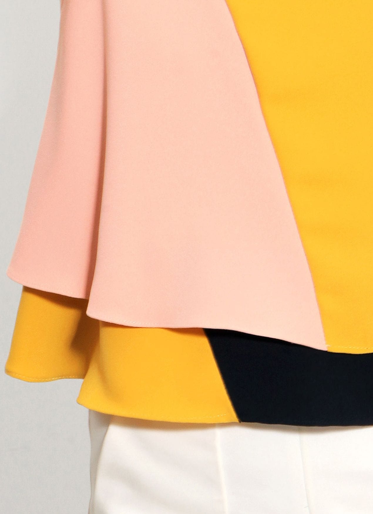 Layered Color Block Top