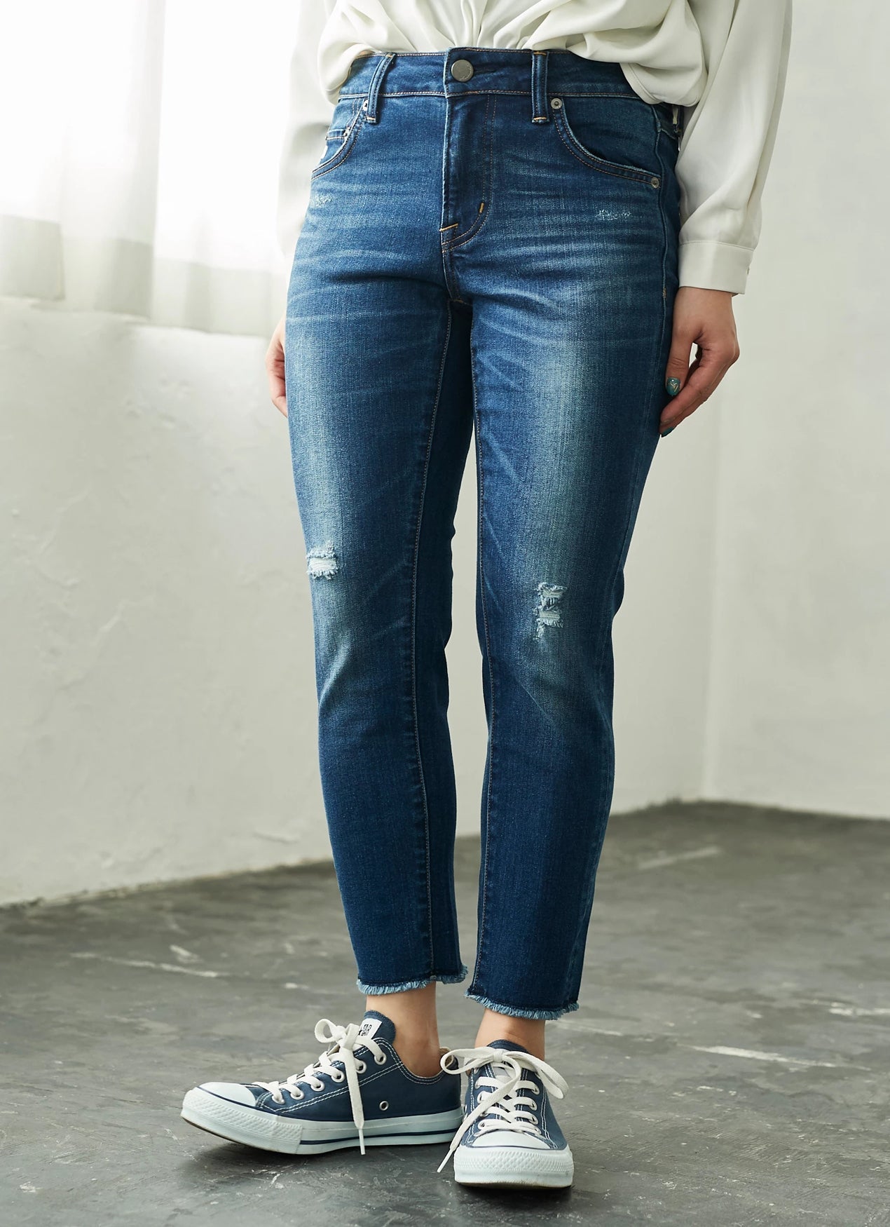 Beth Rip Denim Pants