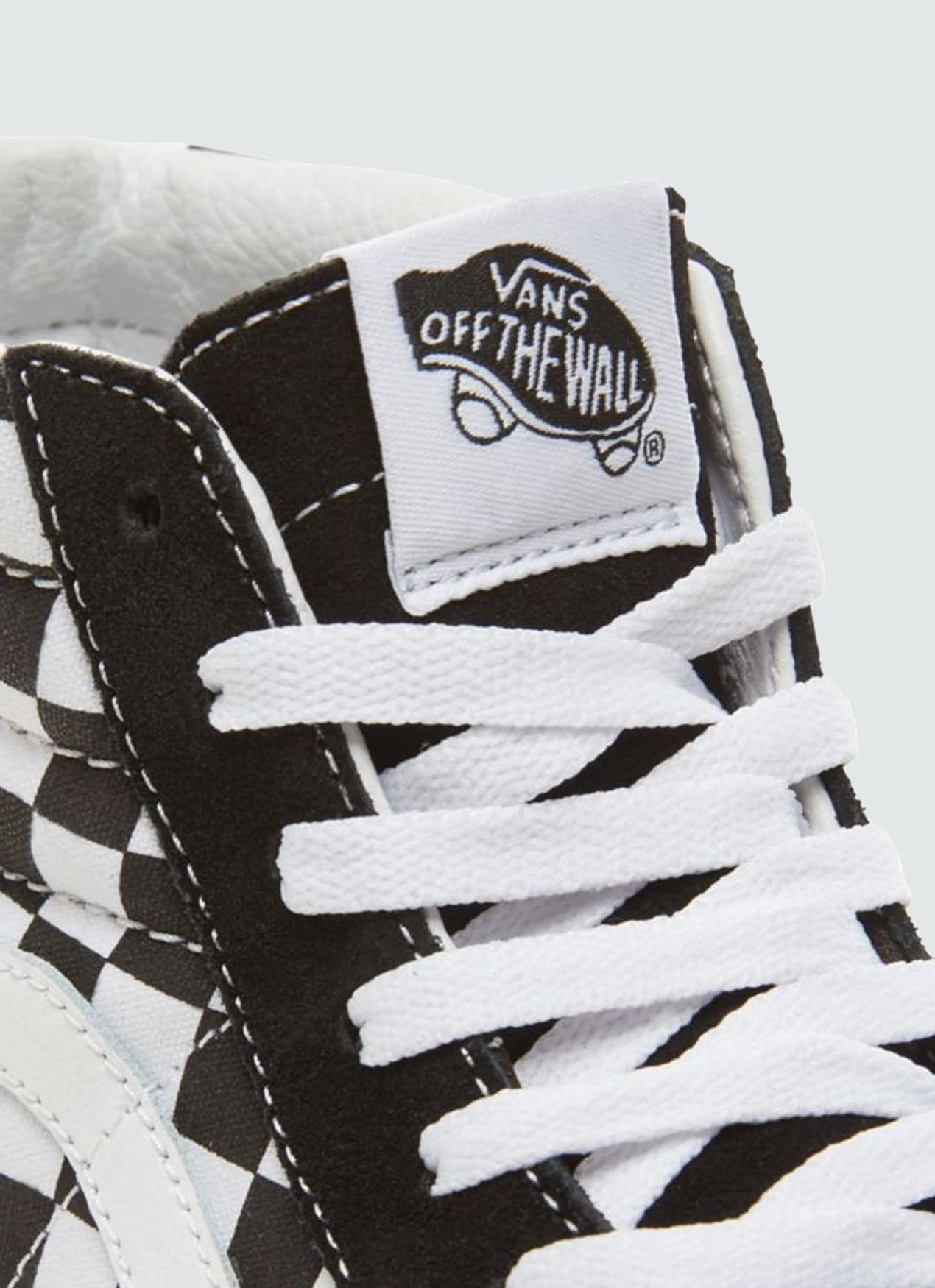 Vans sk8 on sale hi platform checkerboard