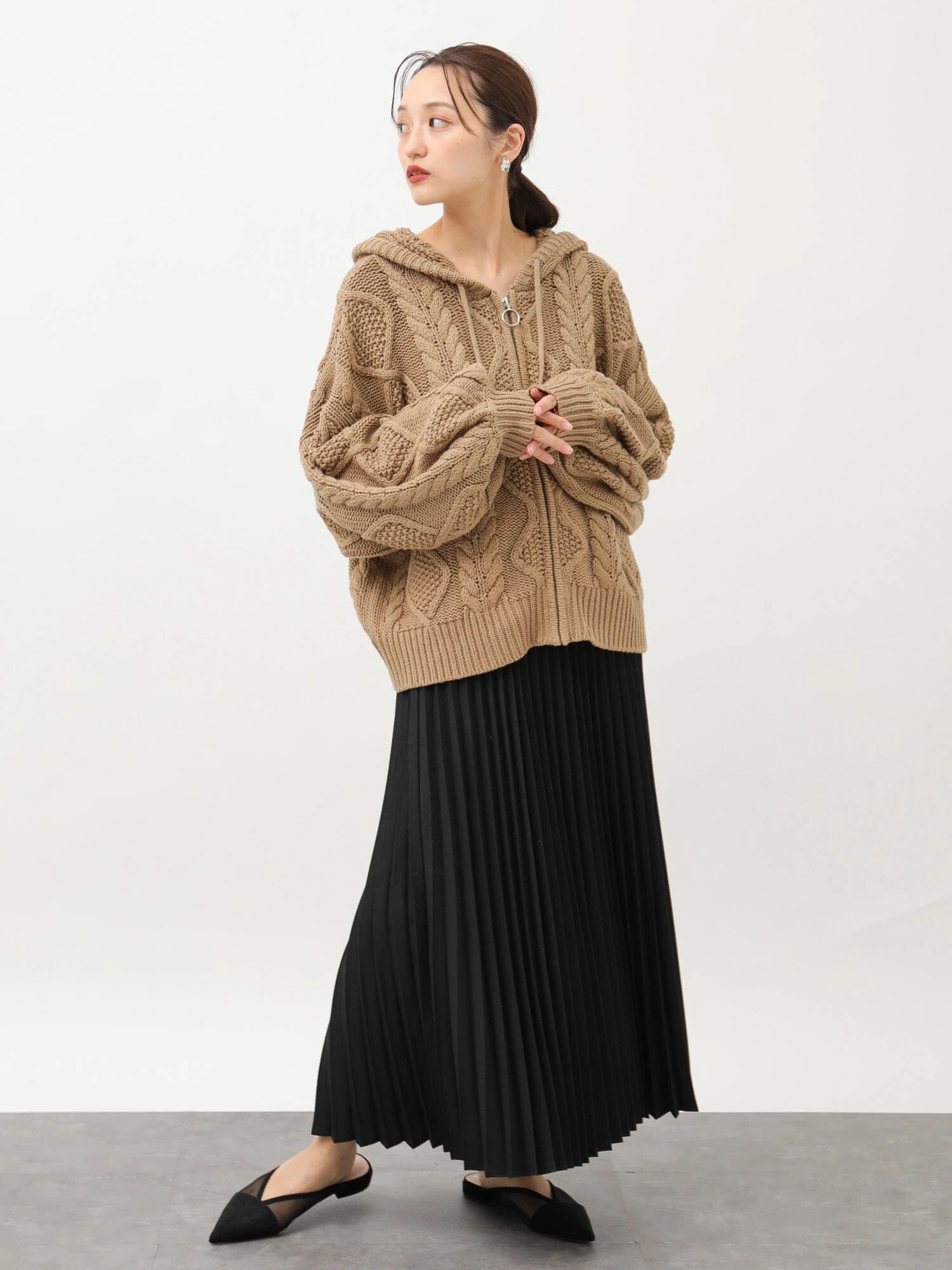 Aysen Pleated Skirt