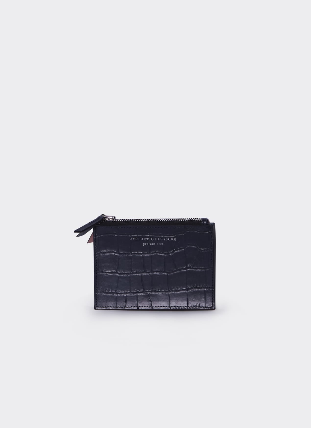 Still Sling Wallet Navy Croc