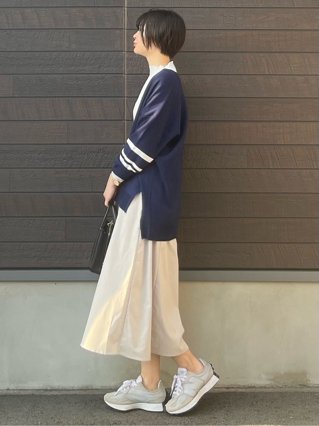 Kazesumi Sleeve Line Knit Cardigan