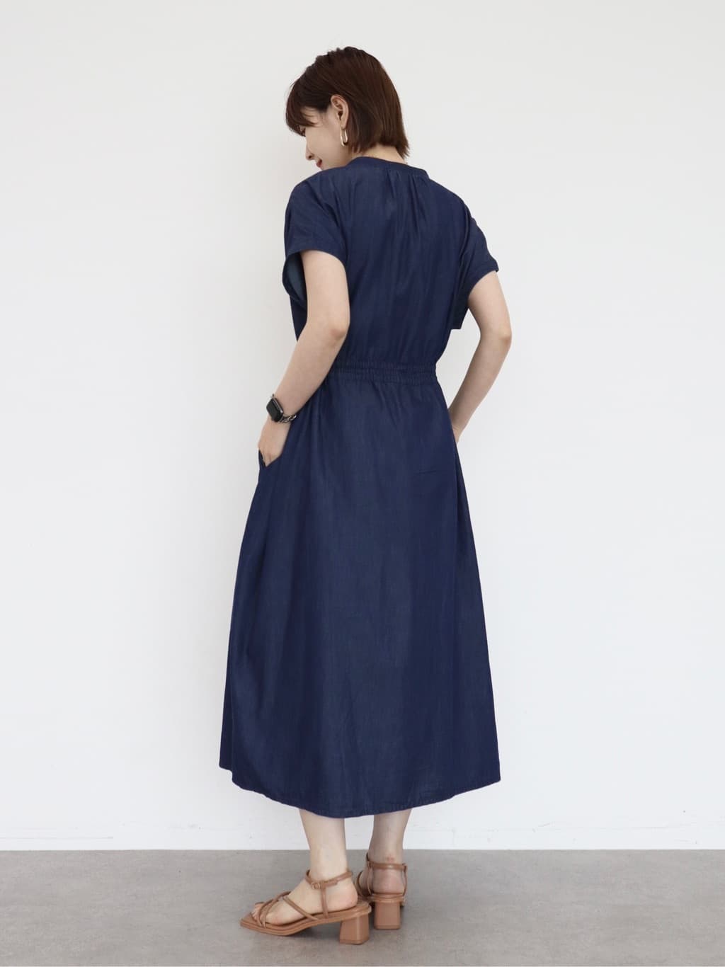 Shirt Dress Takigawa 4way Denim Dress