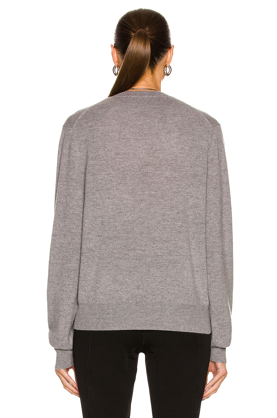 Face V Neck Sweater