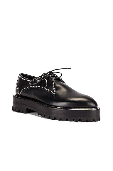 Eyelet Derby Loafers
