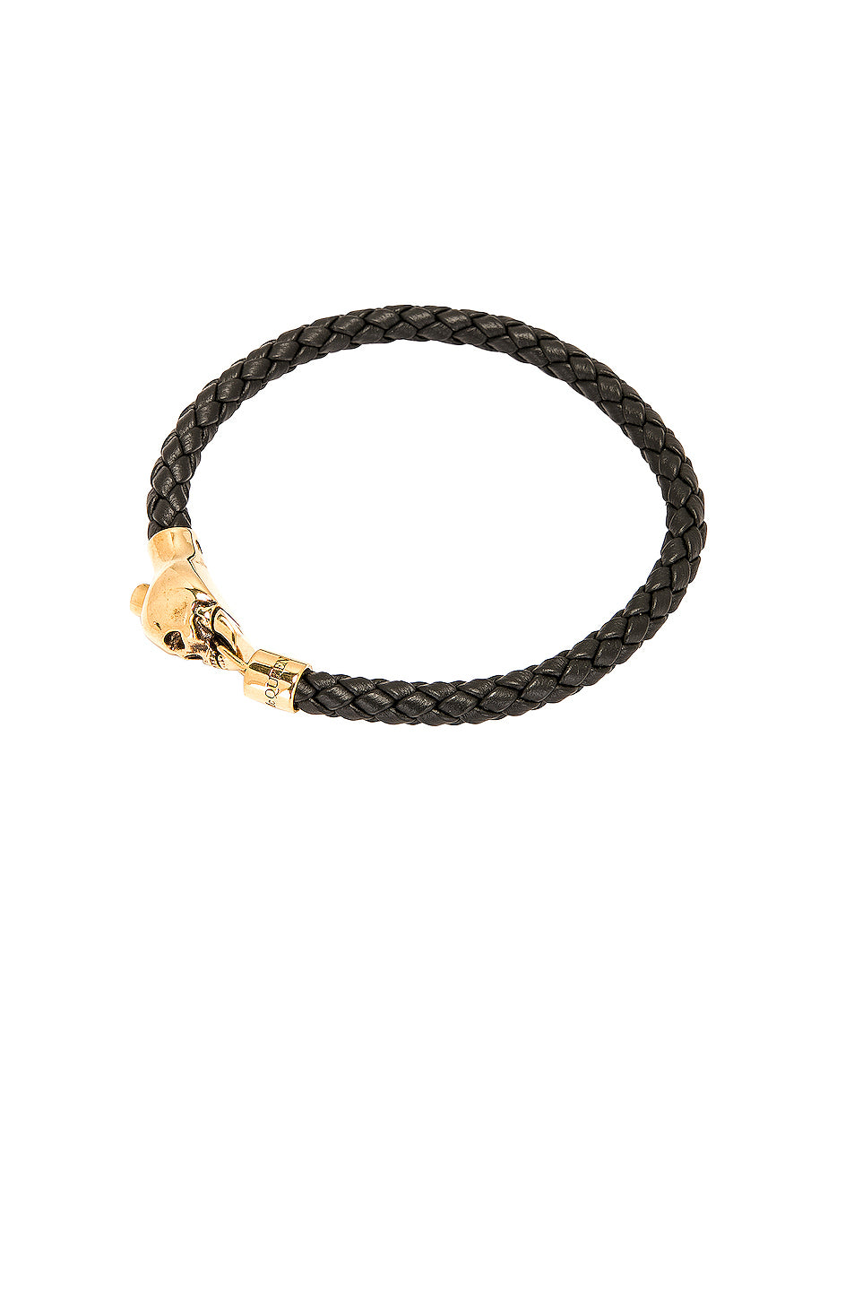 Skull Chain Leather Bracelet