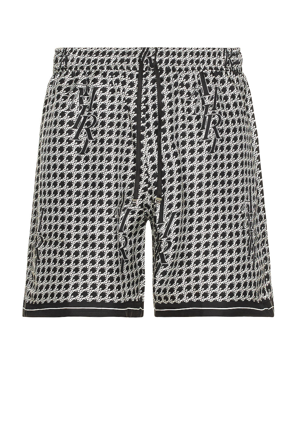 Staggard Houndstooth Silk Short