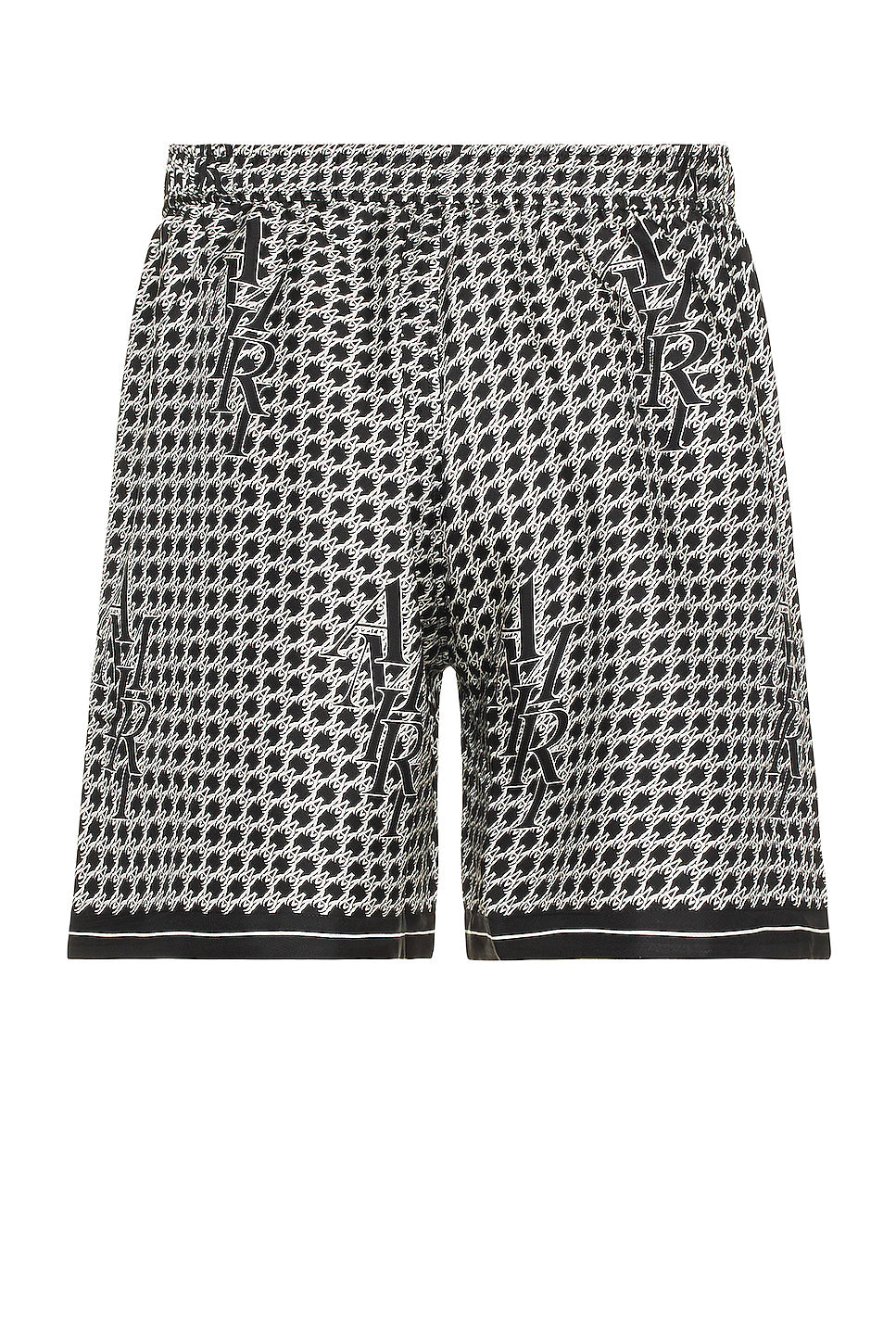 Staggard Houndstooth Silk Short