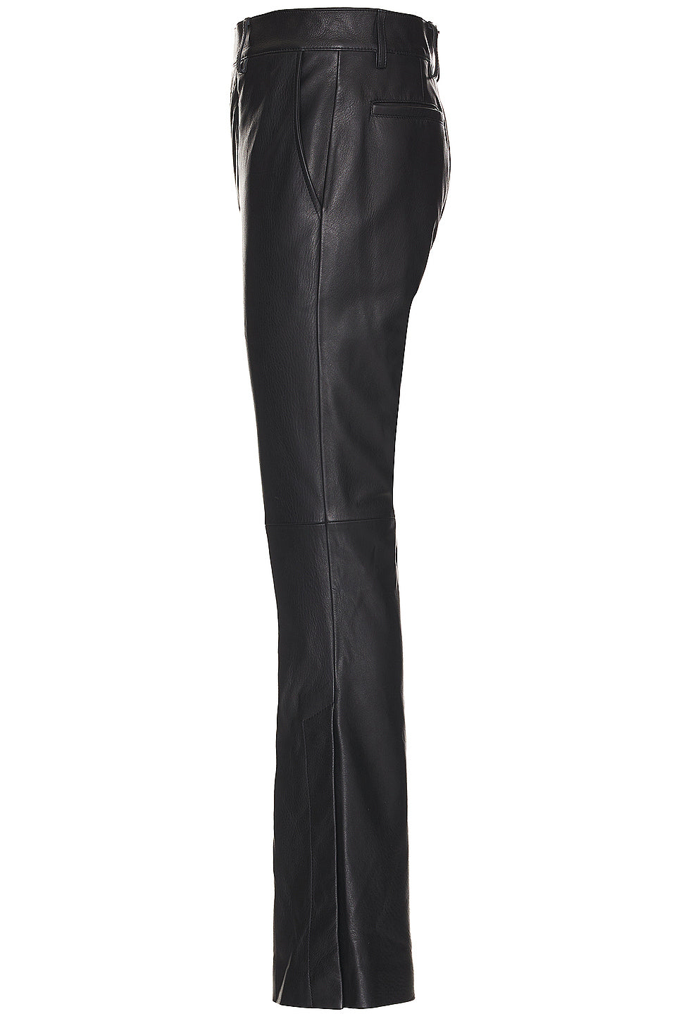 Leather Kick Flare Pant