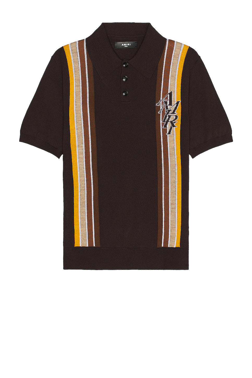 Stack Stripe Short Sleeve Polo