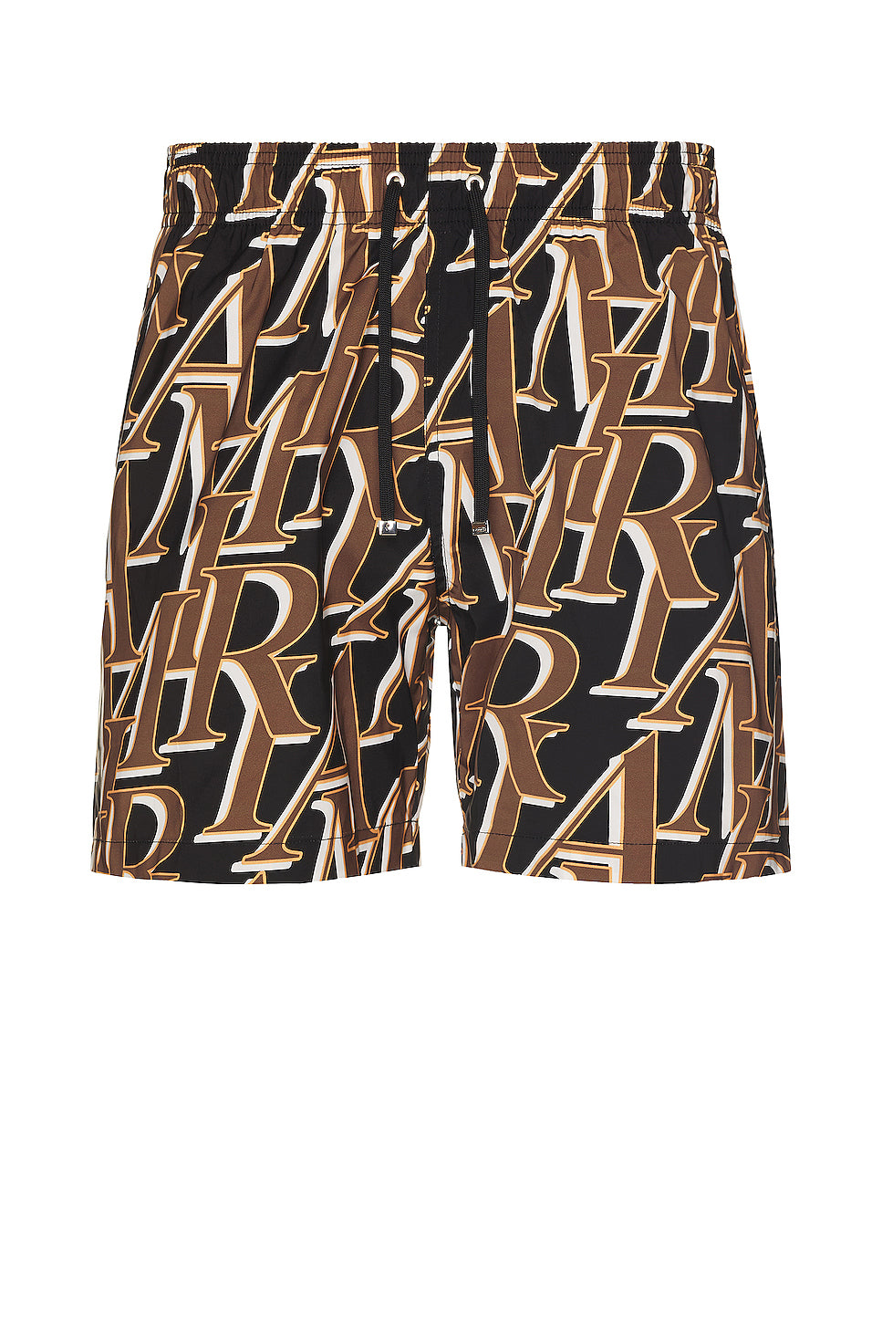 Stacked Print Swim Trunks