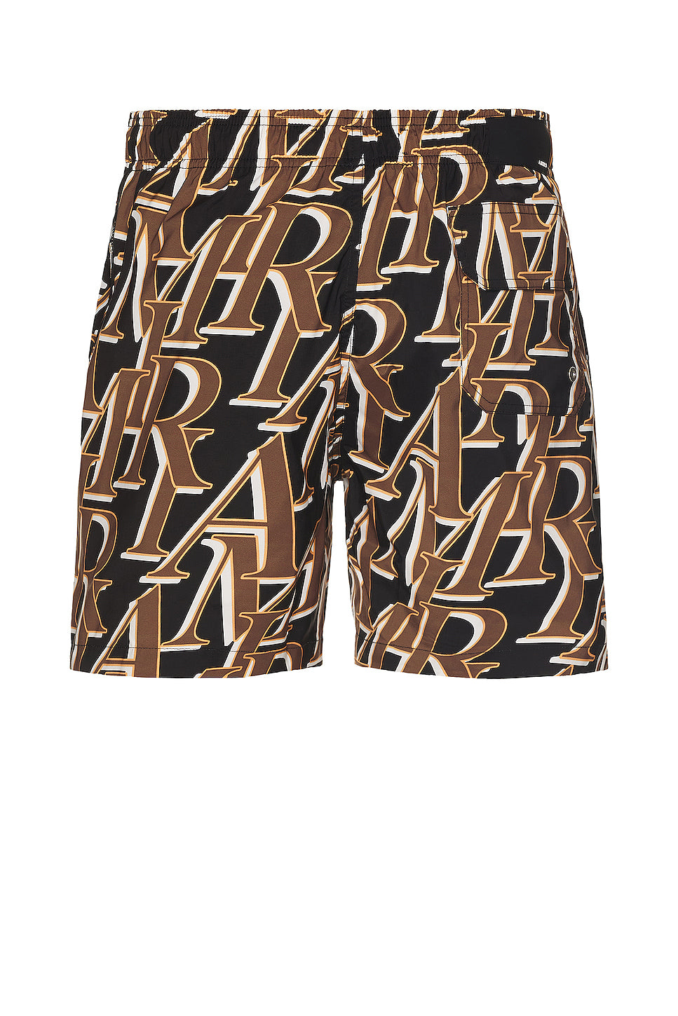 Stacked Print Swim Trunks